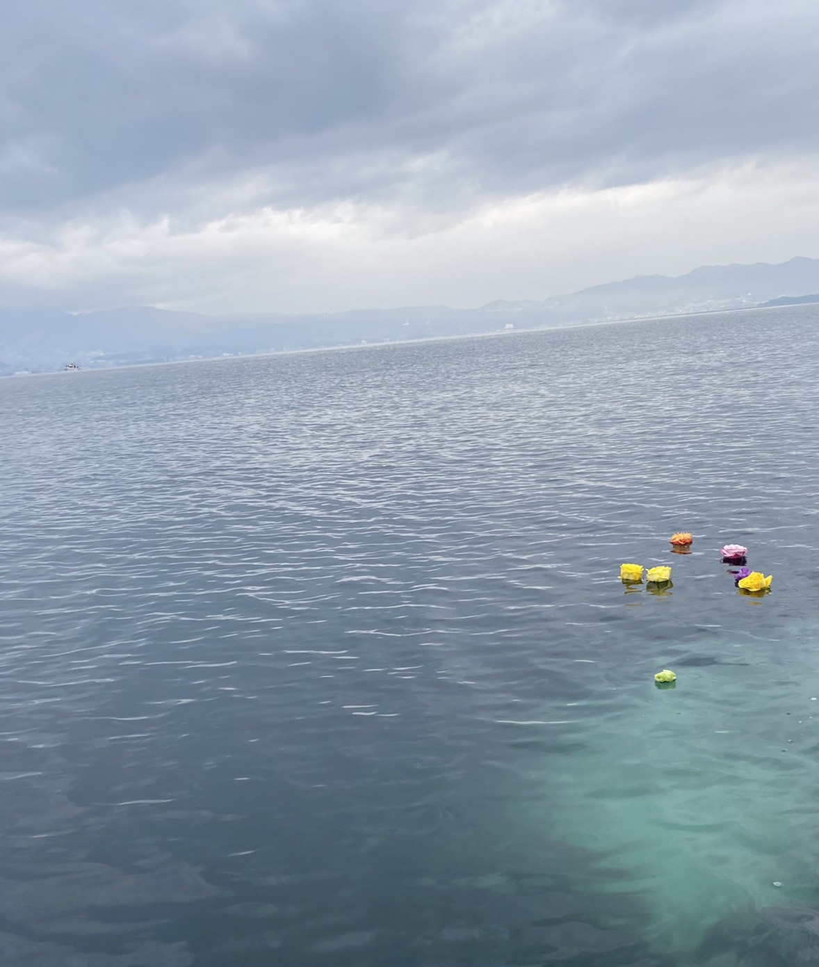 別府湾海洋散骨