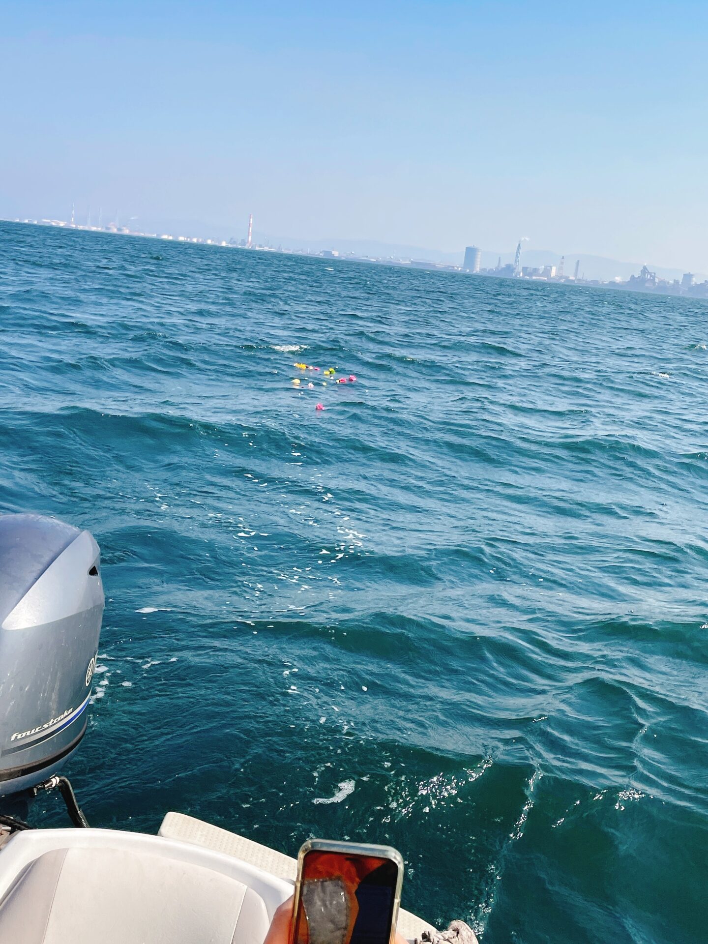 大分県の海洋散骨の様子
