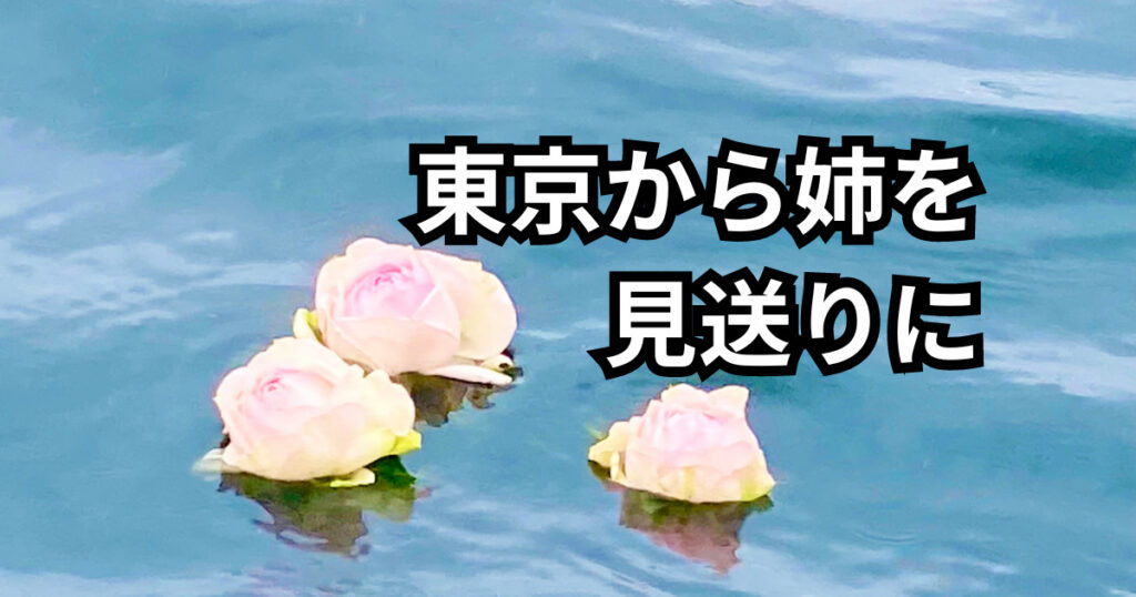 東京から姉を見送りに大分で海洋散骨