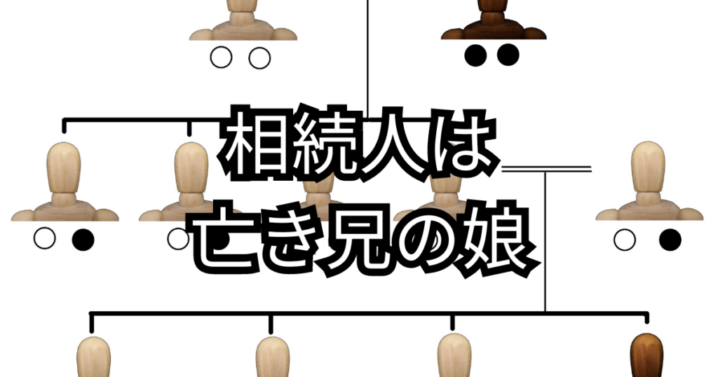 相続人は兄の娘法定相続人