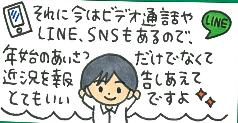 年賀状しまいの仕方