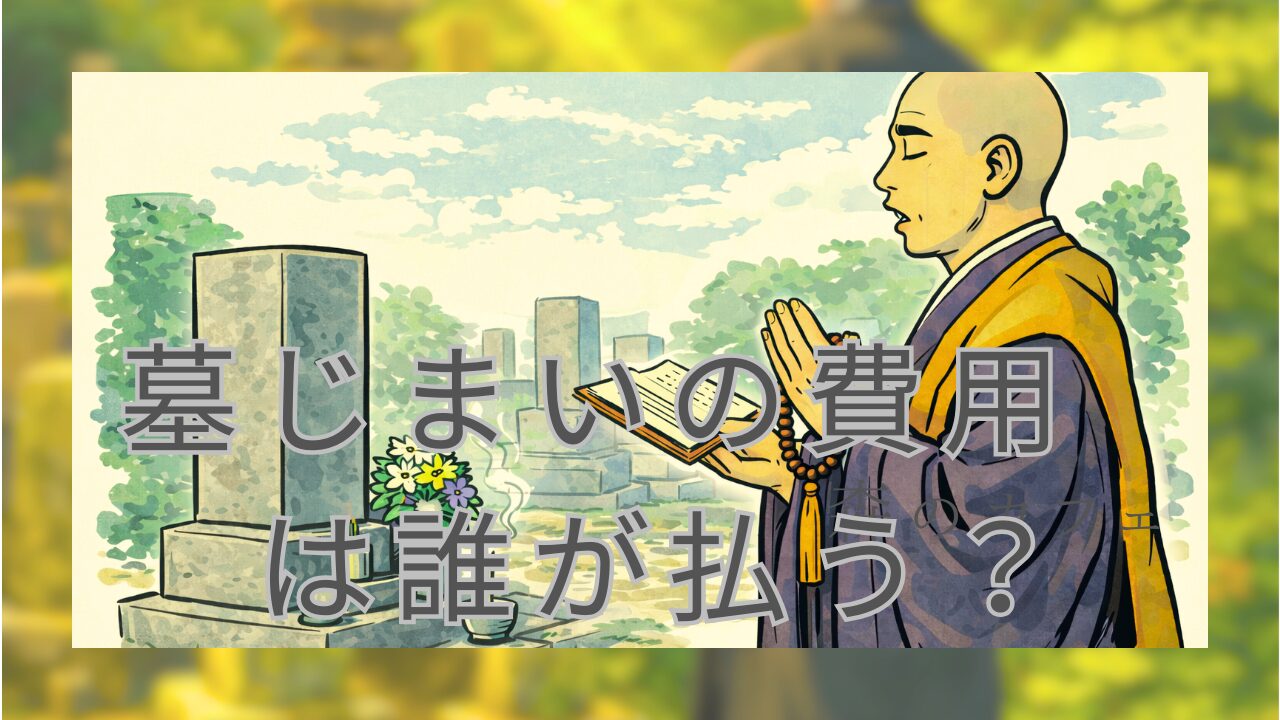 【墓じまいの費用は誰が払う？】